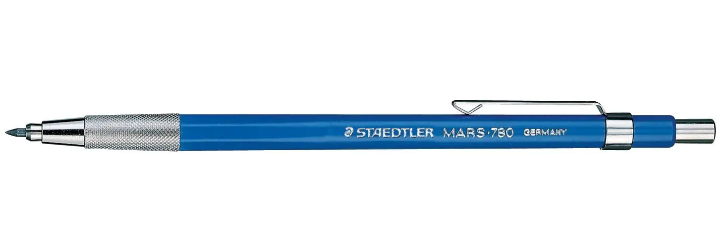 Staedtler Mars 780 технический механический карандаш 2,0 мм черный/синий 2 цвета корпус из алюминиевого сплава - Цвет: Blue Body