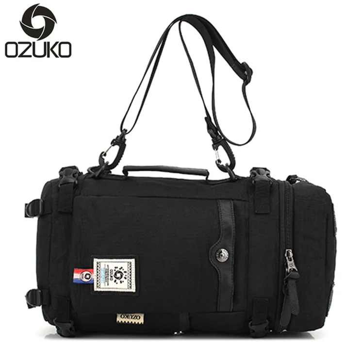 Ozuko Новые многофункциональные унисекс сумки на одно плечо мужские креативные Модные досуг колледжа ветер сумка-мессенджер