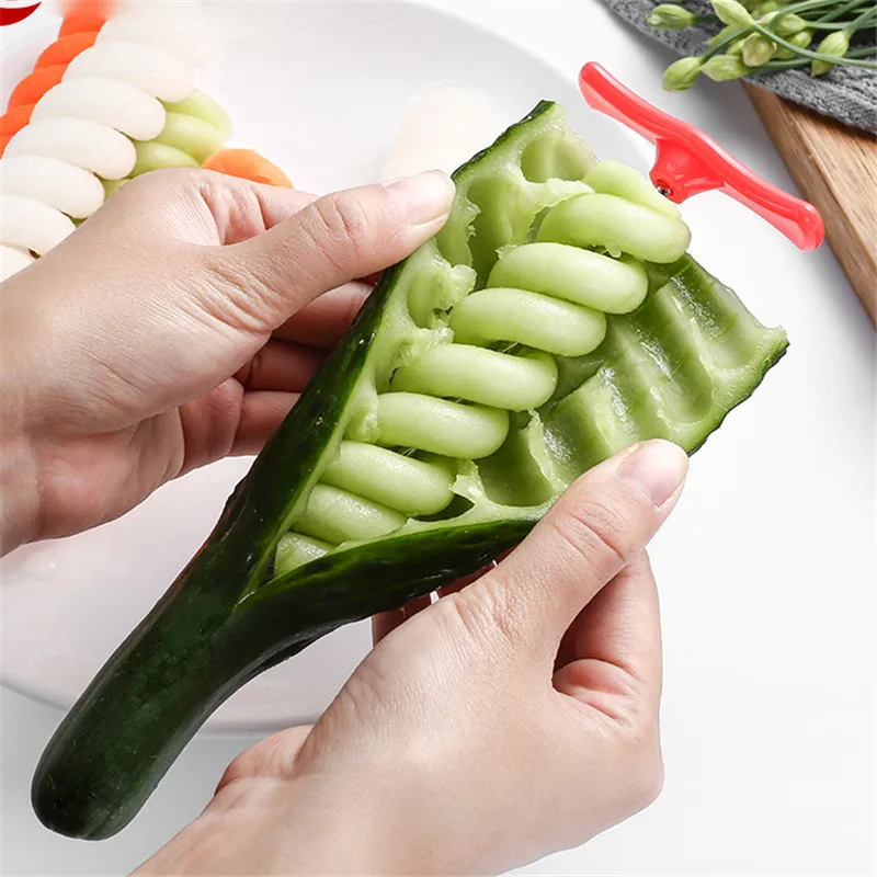 Овощной спиральный нож для картофеля, моркови, огурец, салат, измельчитель, легкая спиральная винтовой стержень для нарезки, резак, спиральлизатор, кухонные инструменты|Украшения| | АлиЭкспресс