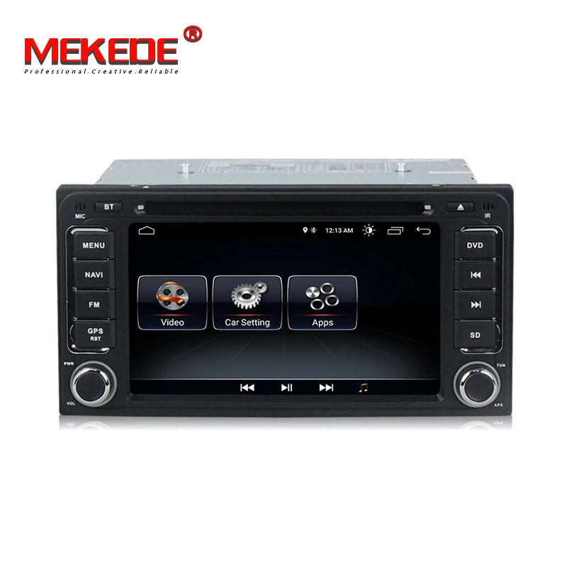 Sale MEKEDE Android 8.1 Car DVD multimedia Player GPS For Toyota corolla camry HILUX RAV4 Avensis Alti toyota universal free shipping 1