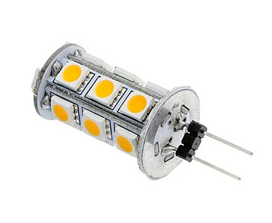 10 XGU4 G4 GY5.3 3 Вт 18x5050SMD 180-220LM 3000K теплый белый светильник светодиодный Кукуруза лампы(12 V), новое поступление