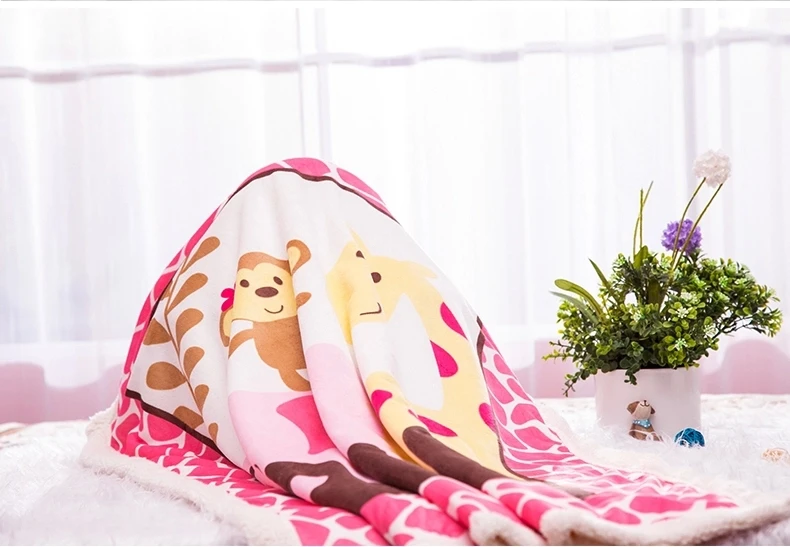 

Luvable Friends Fleece Warm Baby Blankets Newbron Super Soft Bedding Swaddle Blanket aden anais Baby Product Free shipping