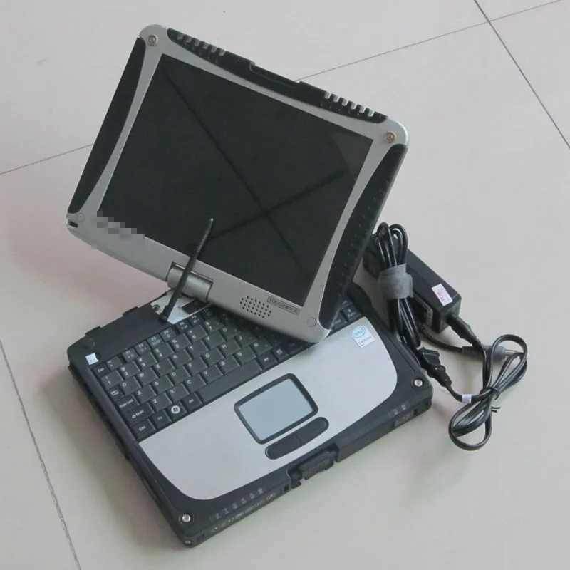 Сенсорный экран CF-19 I5 4GB ноутбук Авто Ремонт Alldata программное обеспечение V10.53+ Mit on. d. emand5+ ATSG в 1 ТБ HDD установлен