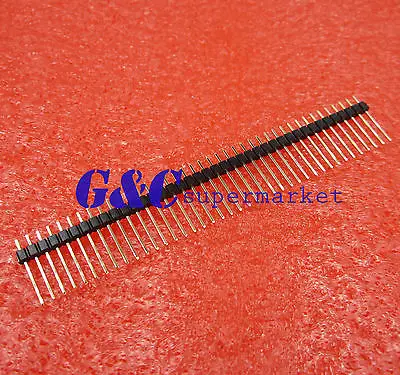 

100PCS 1*40 40Pin 2.0mm 20mm Long leg single row Male Breakable Pin Header