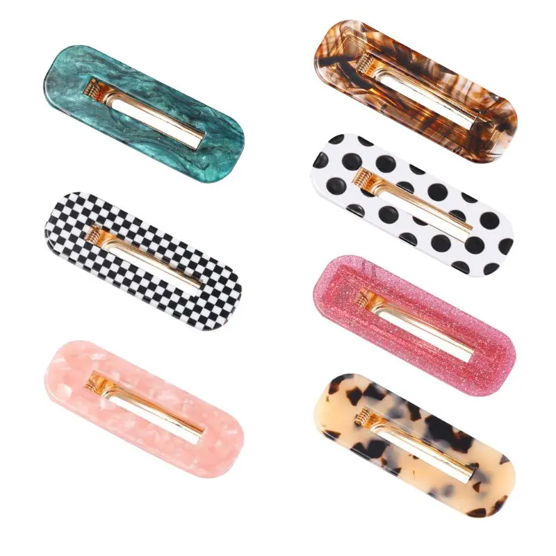 

Fashion New 1 Pc Japan Acetic Acid Hair Clips Hairpins For Women Lady Kids Girls Lovely Barrettes Black And White 7 Styles