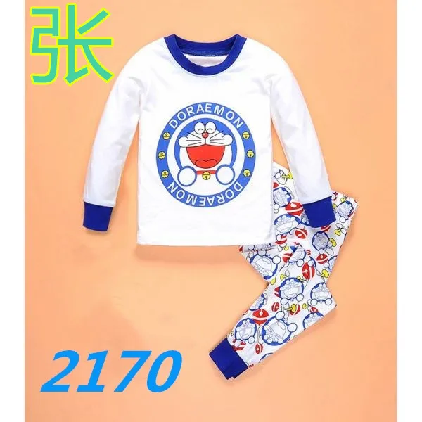 Brand Cartoon Cotton homewear pajamas Kids Baby Girls underwear Set Spring Autumn Sleepwear Children sleeping suits dr5t6 - Цвет: color at picture