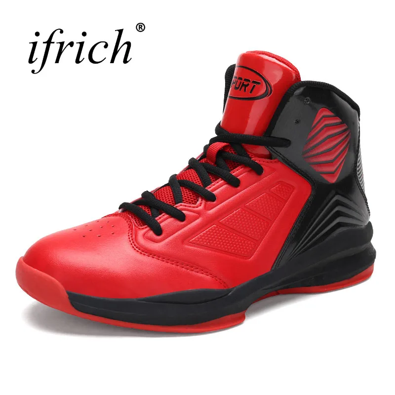 Ifrich 2017 Hot Sell Original Basketball Shoes High Top Pu Leather