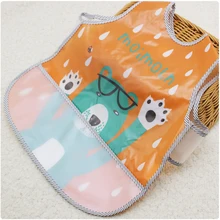 EVA Bibs Do Bebê ajustável de Plástico À Prova D’ Água Almoço Alimentação Babadores Alimentação Do Bebê Dos Desenhos Animados Crianças Pano Do Bebê Avental Babador de bebe