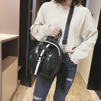 

OCARDIAN New Fashion Leather Women Backpack 2019 High Quality Simple Backpacks Large Capacity Travel School Bag Dropship 951616
