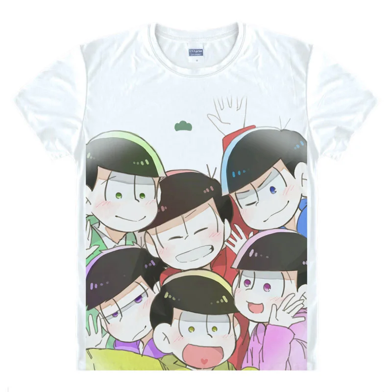 Style 15 Coolprint Футболка с изображением в стиле аниме Mr. osomatsu Matsuno Футболки для женщин мульти-стиль короткий рукав Matsuno osomatsu osomatsu-кун Косплэй motivs Рубашки для мальчиков - Цвет: Style 15