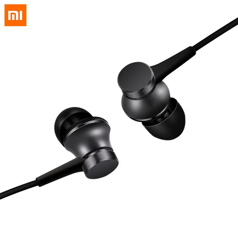 100% բնօրինակը Xiaomi ականջակալներ ականջակալների ներկառուցմամբ Ականջակալ թարմ տարբերակ գունագեղ ականջակալներ ՝ Mic բջջային հեռախոսի համար MP4 MP3 PC