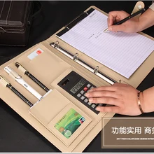 A4 Сумка для документов папка для документов a4 держателя с зажимом бизнес офисный финансовый школьные принадлежности искусственная кожа ручной работы рекламную акцию 1163