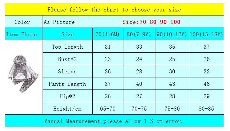 Baby Girls Clothes 2Pcs Set Newborn Baby Clothing Set Hooded Tops Pants Baby Girl Clothes Spring Autumn Long Sleeve Outfits  (5)