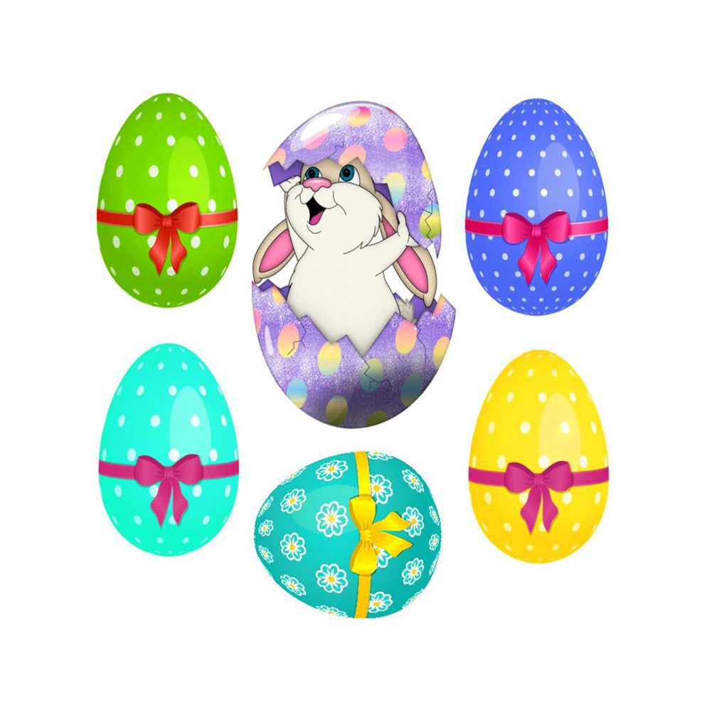 

Easter Egg Wall Sticker Creative Wall Decal For Bedroom Kids Room Removable Easter Egg Wall Art Paper Jh1021B