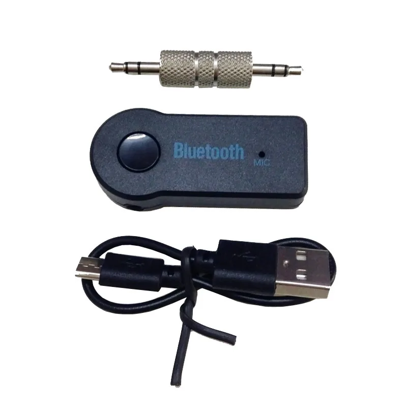 Jajabor Bluetooth Car Kit 3,5 мм AUX аудио разъем автомобиля A2DP Беспроводной адаптер Bluetooth Music Receiver громкой связи вызова для телефона