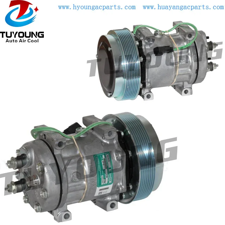 

7H15 709 4250 324-9711 auto ac compressor for Caterpillar Off-Road Volvo Freightliner 3249711 270124760 vehicle air pump