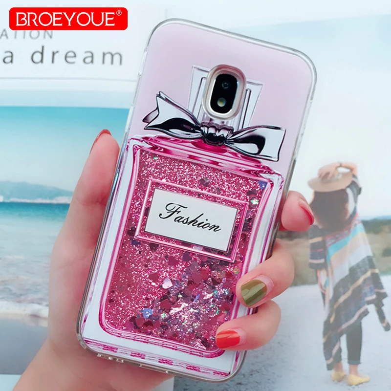 

For Samsung J3 J5 J7 2017 Pro Dynamic Liquid Quicksand Phone Case Transparent Luxury Shell For Samsung Galaxy J5 J3 J7 Pro 2017