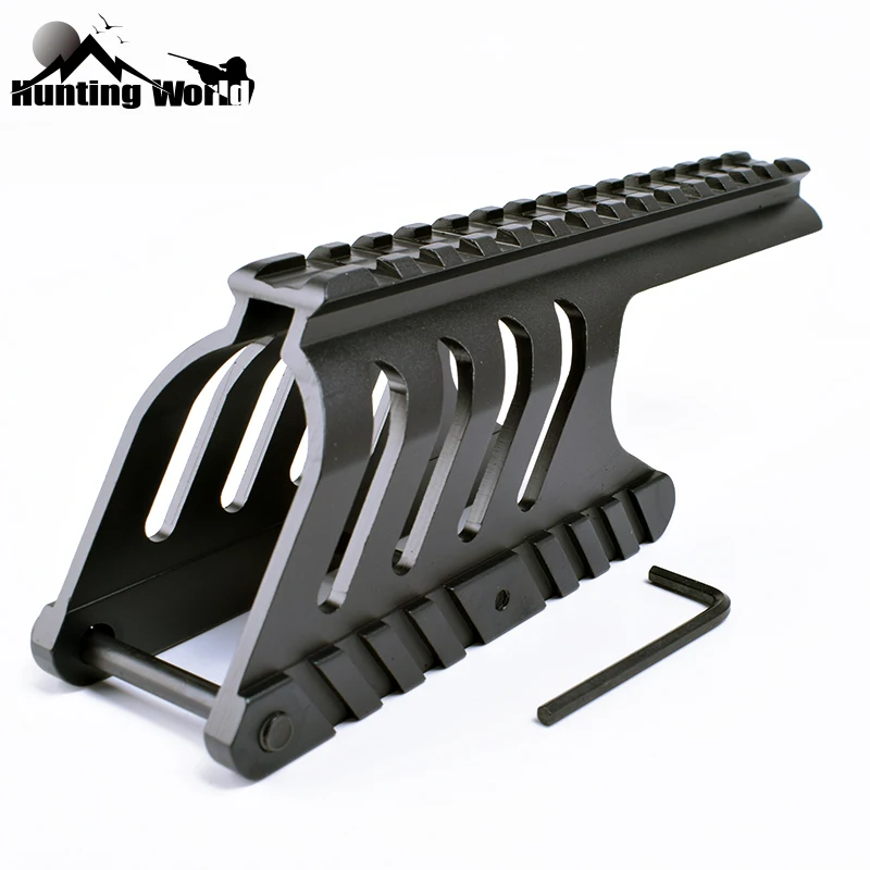 

Tactical Double Rail Scope Mount for RM870 Remington 870 Shot gun 12 Ga Side Saddle Sight Mount Hunting Airsoft Acessories