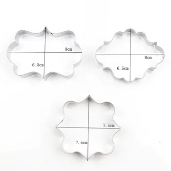 

Portability Cutting Die Stainless Steel Cutters Cake Making Baking Mould Fondant Mold Fondant Craft DIY Store Kitchen