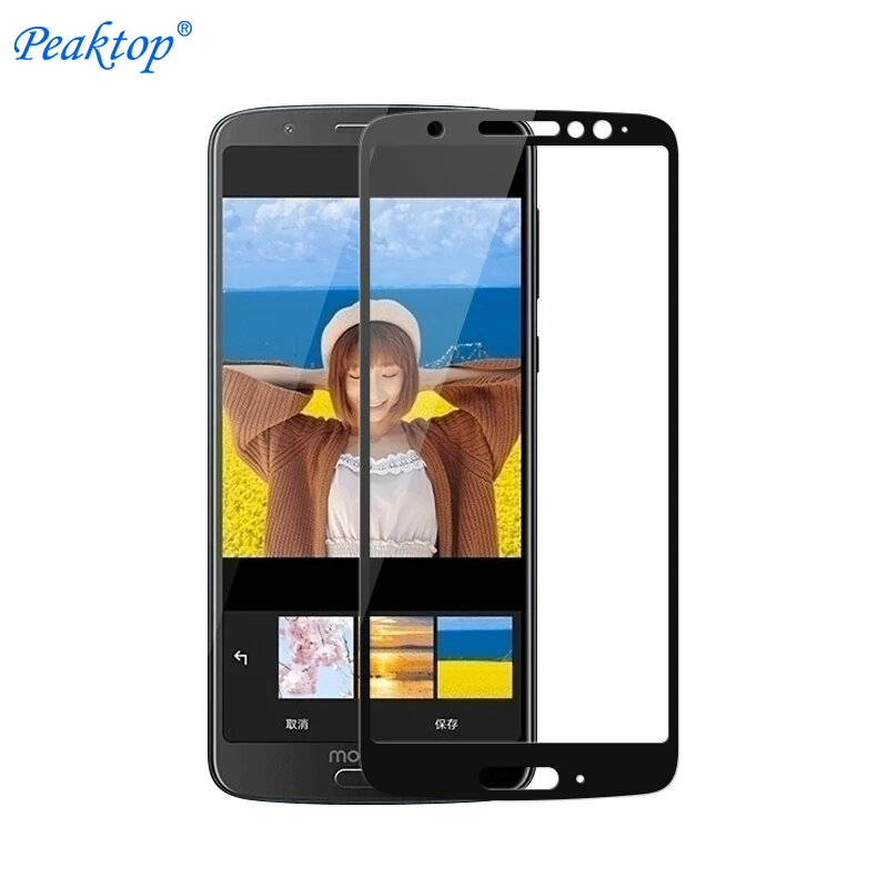 

Full Cover Film For Motorola Moto G5Play Z Z2 Play G6 Plus E4 Screen Protector Tempered Glass Film For G5S Plus E5 Play Film