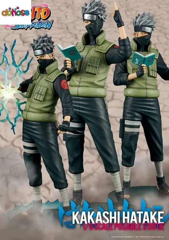 

Anime Naruto Kakashi Hatake Standard Ver. 1/6 Statue Interchangeable Arms Deads PVC Action Figure Collection Model Kids Toy