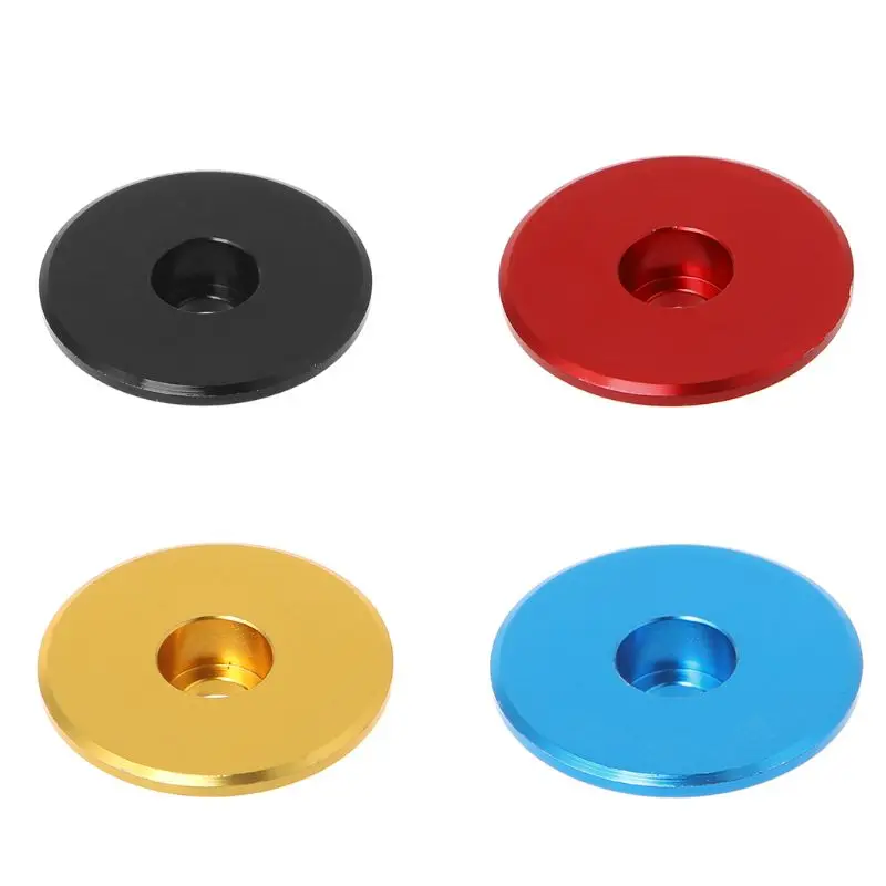 

Bicycle Headset Cap Front Fork Stem Top Caps Bowl Steering Tube Cover Ultralight Colorful MTB Bike Parts Road Bikes Supplies ww0