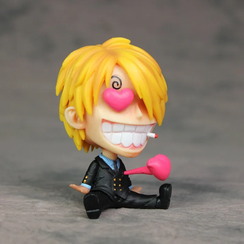 10cm One Piece Vinsmoke Sanji Action figure toys collection doll Christmas gift with box