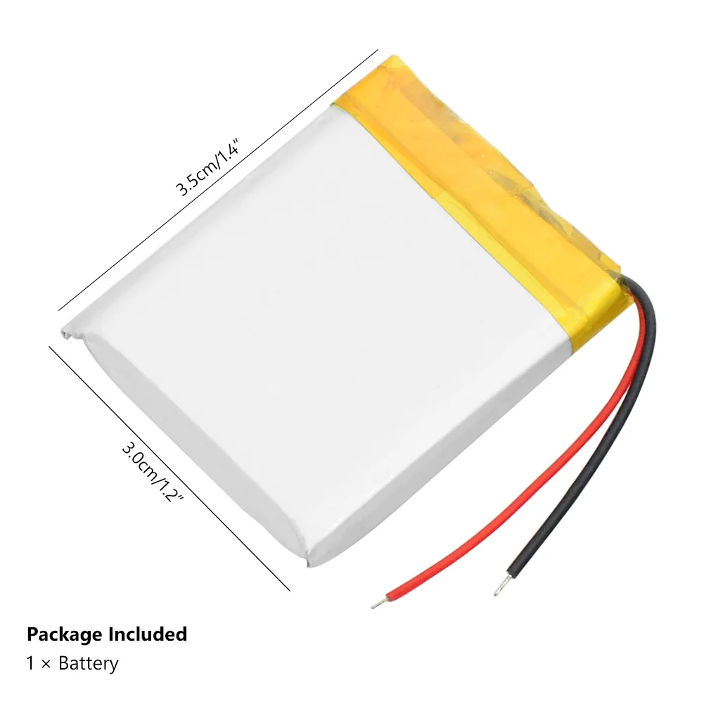 Полимерный аккумулятор 500 mah 3 7 V 503035 умные домашние колонки литий ионная батарея