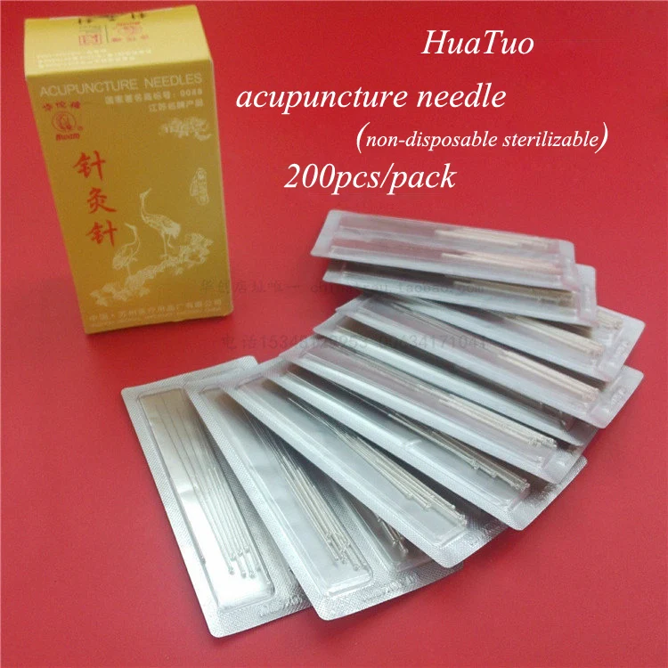 Non disposable acupuncture needle different size 200pcs/box aseptic