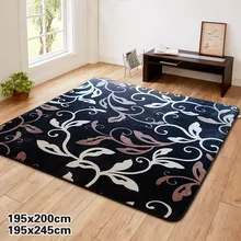 195x240 см большой цветочный нескользящий ковер для гостиной спальни столовой Современный ковёр коврик напольный коврик прямоугольная машина Моющаяся