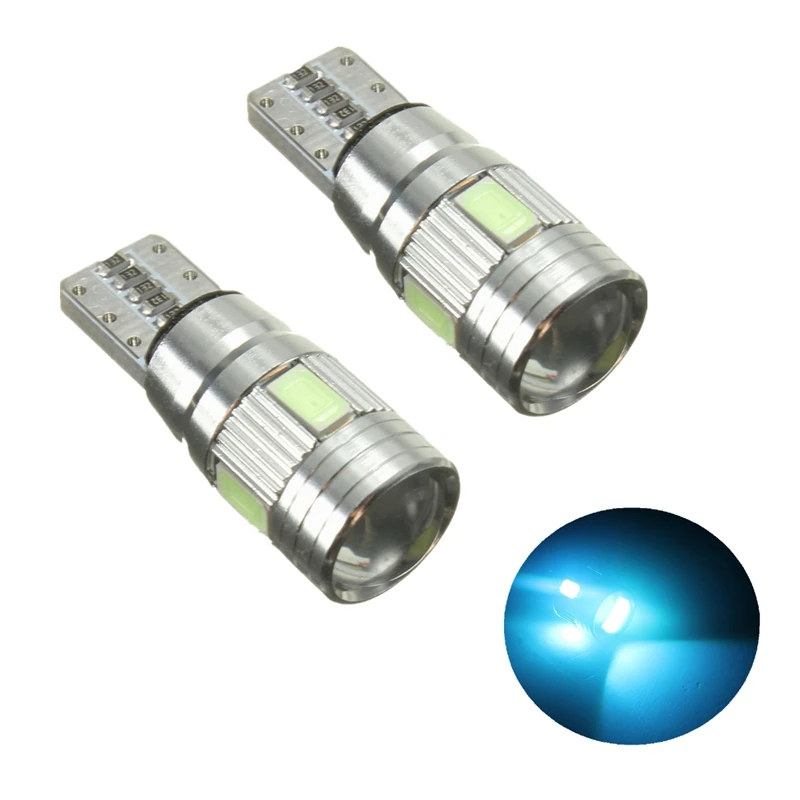 

T10 W5W 194 168 car led light canbus no error 6 LED 5630 SMD for car Show wide lights license plate reading lamp 12V 10pack
