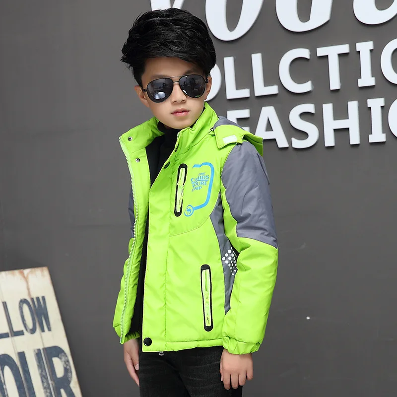 

Winter Jacket for Boys Outdoor Waterproof Thick Warm Coat Children Autumn Sport Boys Outerwear Kids Jacket Hiking Climbing Coats
