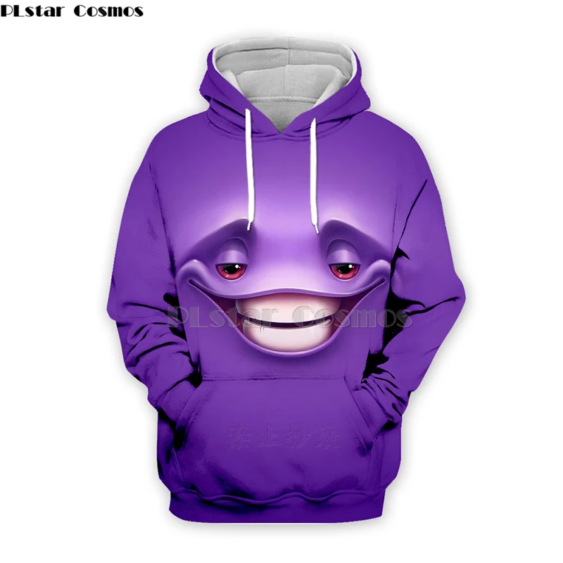 

PLstar Cosmos Emoji Ahegao funny lovely Kawaii 3D Hoodies/Sweatshirt long sleeve Men Women Newest streetwear Harajuku fashion-28
