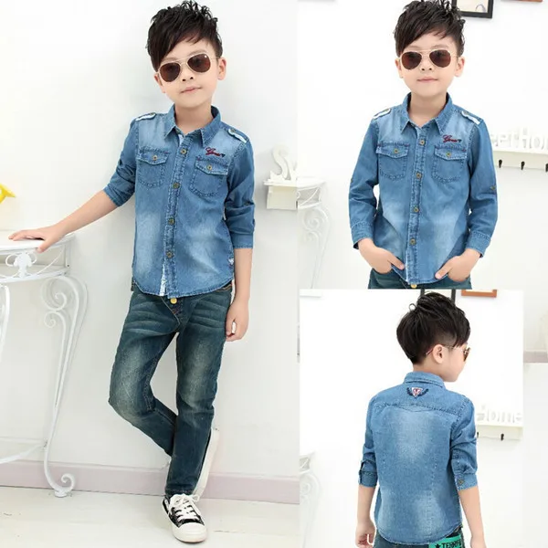 boys jean shirt