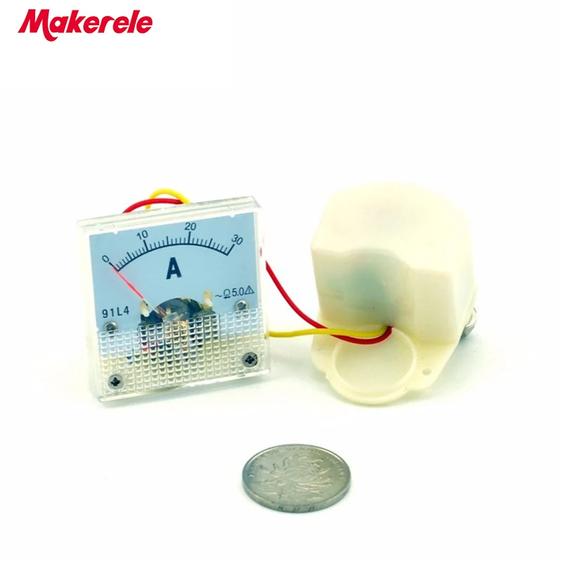 

AC 91L4(30A) Analog Panel Ammeter Current Ampere Meter Pointer Test Ampermeter Diagnostic-tool Doesn't Need Shunt Brand China