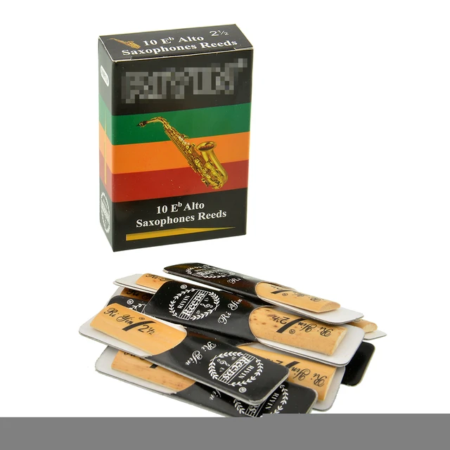 Hot 10pcs Classic Alto Sax Reeds Reed For Riyin Saxophone 2.5