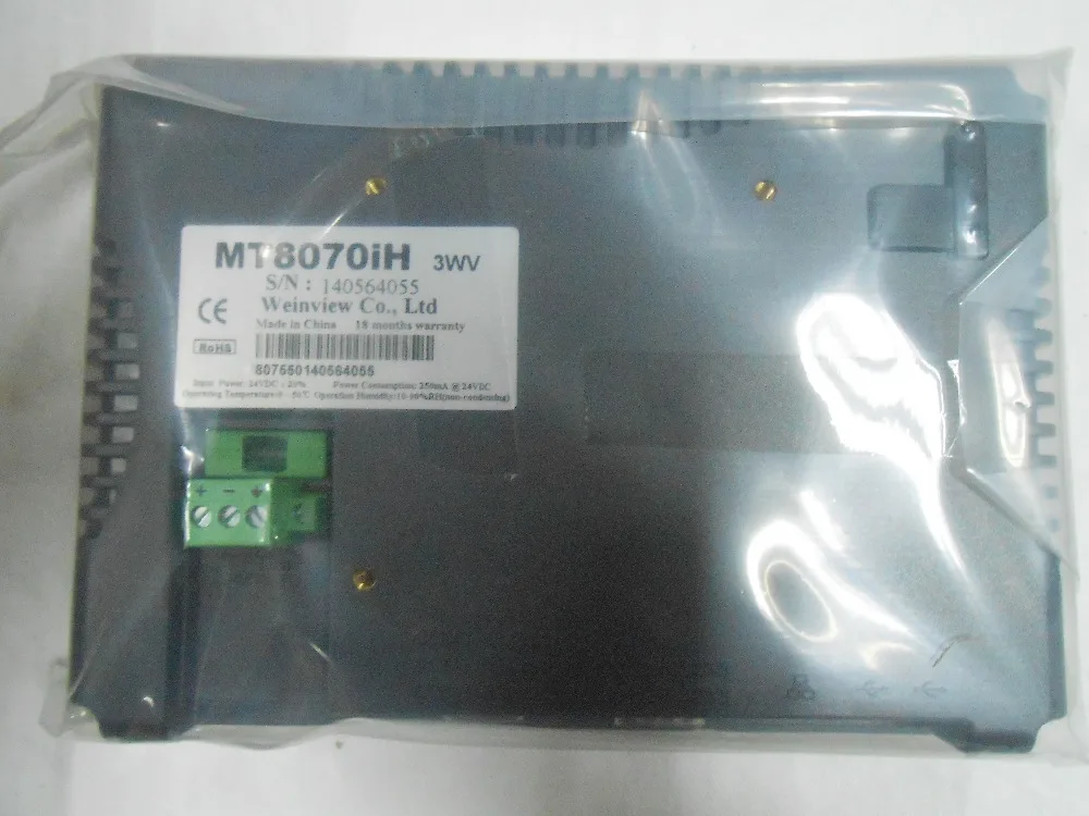 

Weinview MT8070iH3 7 Inch 800x480 Ethernet HMI New with USB program download Cable  in box free shipping