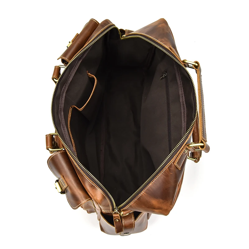 Luufan ручной портфель из натуральной кожи Офисные рабочие сумки новая модная кожа Crazy Horse кожаная мужская сумка для ноутбука