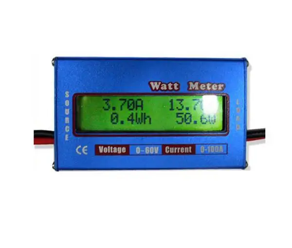 5Pcs/set DC 60V 100A RC Watt Meter Balance Voltage Battery Power