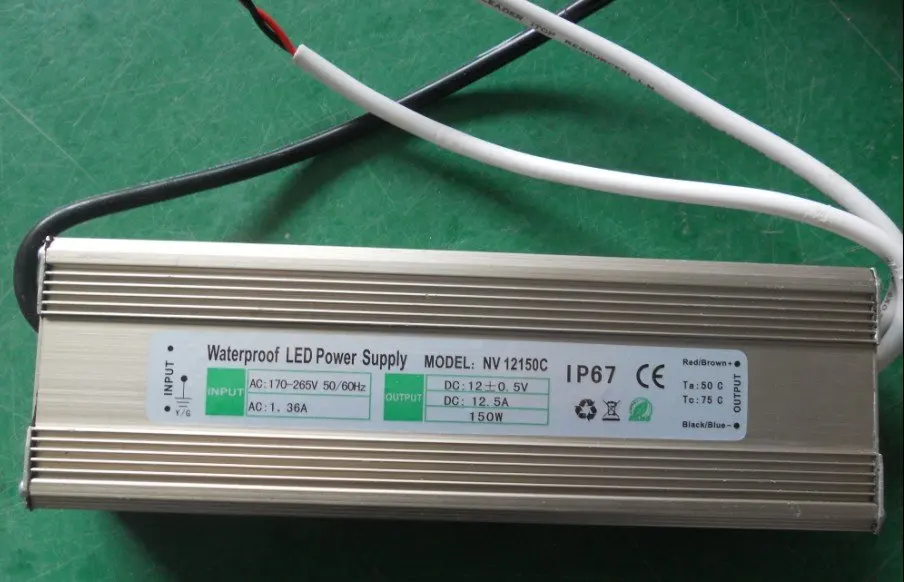 150 W IP68 водонепроницаемый режим переключение, питание, AC110V/220 V вход
