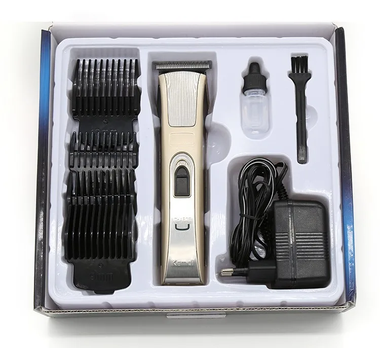 KEMEI мощный электрический мужской триммер для стрижки волос, бесшумная безопасная перезаряжаемая машинка для стрижки волос aparador de barba KM-5017
