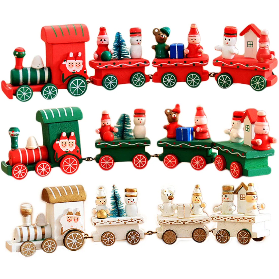 Christmas Decoration For Home Little Train Popular Wooden Train Decor