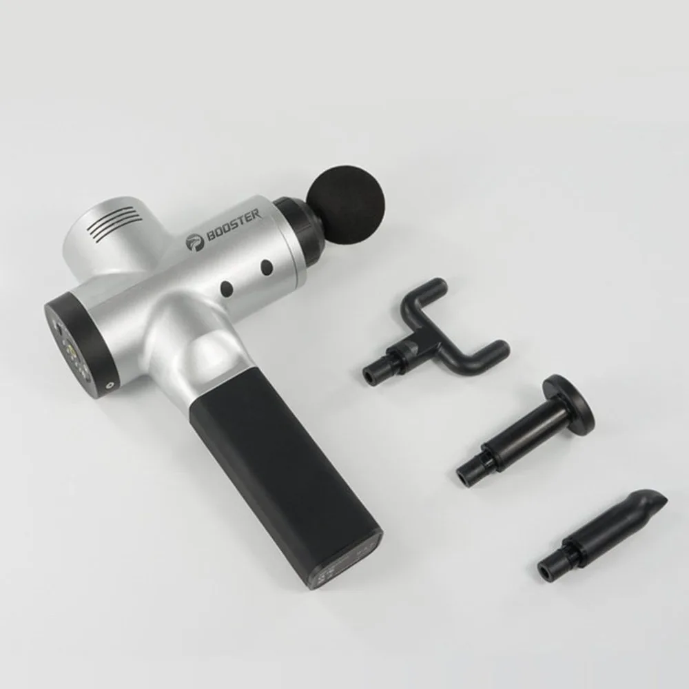 

Newest Handheld Rechargeable Percussive Massager Gun Massage Muscle Fascia Deep Vibrating Therapy for Booster X