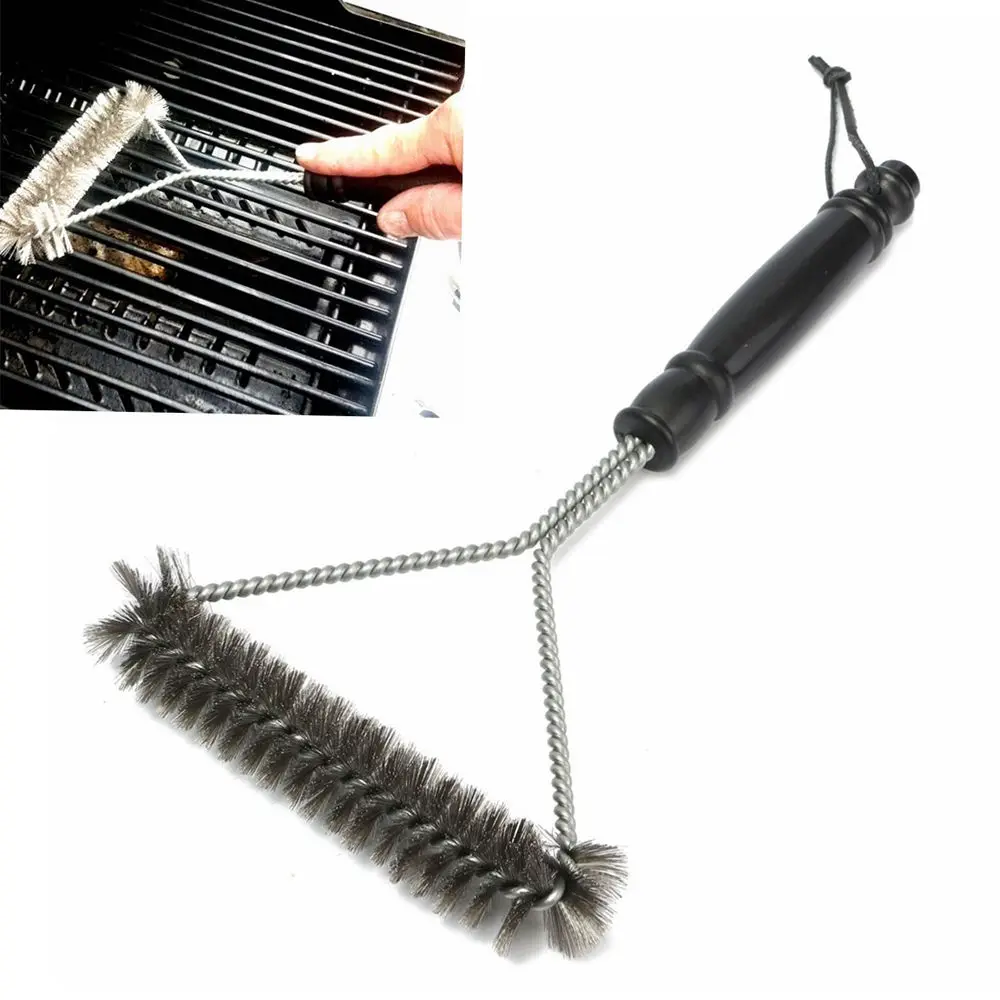 Hot Sale Fashion New BBQ Wire Brush with Hanging Loop Grill Cleaning