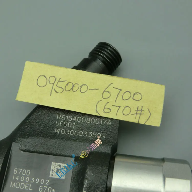 ERIKC Inyector 095000-6701 Авто инжектор топлива двигателя 6701 авто двигатель Common Rail дизельный инжектор 0950006701 для Ssangyong