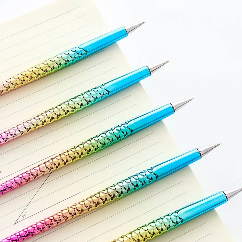 Креативный красочный русалка Тай шариковая ручка синие чернила Шариковая ручка для школы офиса поставка Канцтовары подарок