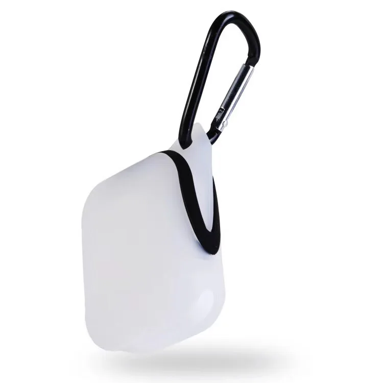 Новейшие прочные силиконовые Противоударные Защитные красочные Airpods Чехлы облегающий рукав Чехол Коробка для Аксессуары для наушников Капа - Цвет: whiteblack