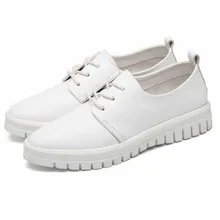 Лидер продаж; Новинка; модные удобные женские туфли на плоской подошве со шнуровкой наивысшего качества; обувь из натуральной кожи на платформе; повседневная обувь на толстой подошве