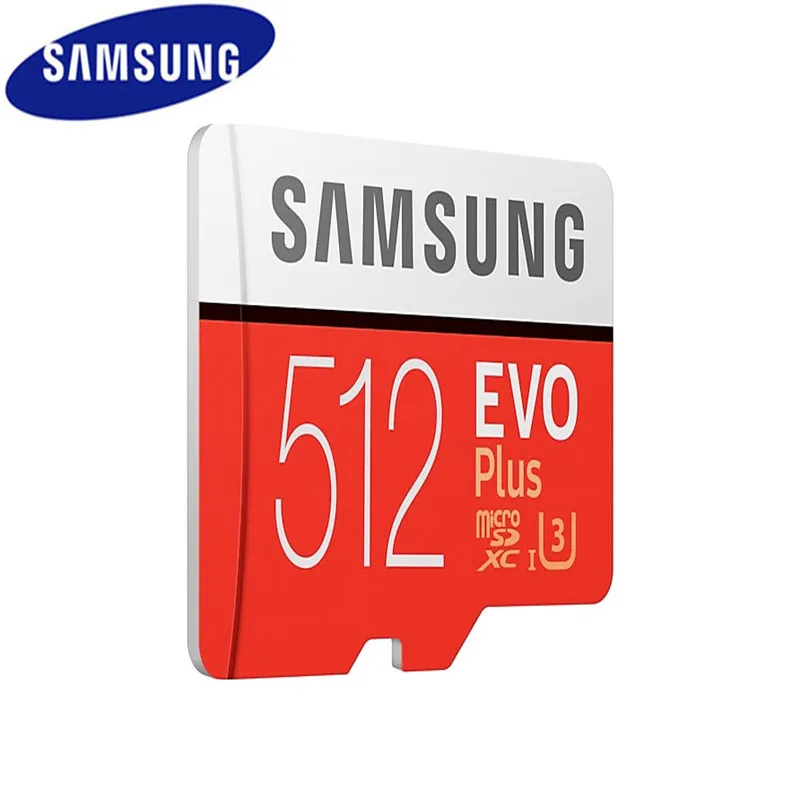 samsung Micro Sd слот для карт памяти 512 ГБ icrosd карты Sdhc/Sdxc Max 95 МБ/с. Evo C10 флеш-накопитель Tf карта