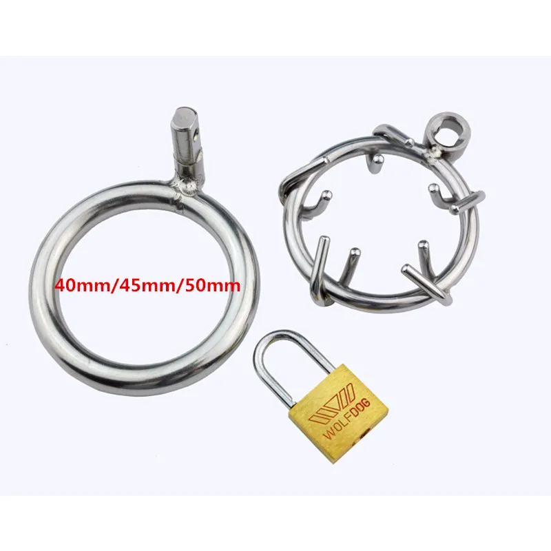 304 Stainless Steel Male Chastity Device Penis Ring,Cock Cage Virginity Lock,Chastity Belt,Adult Game Fetish Sex Toys For Men